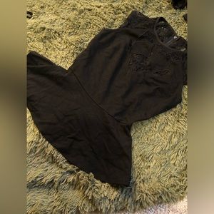 Black Tie Lace blouse top guess